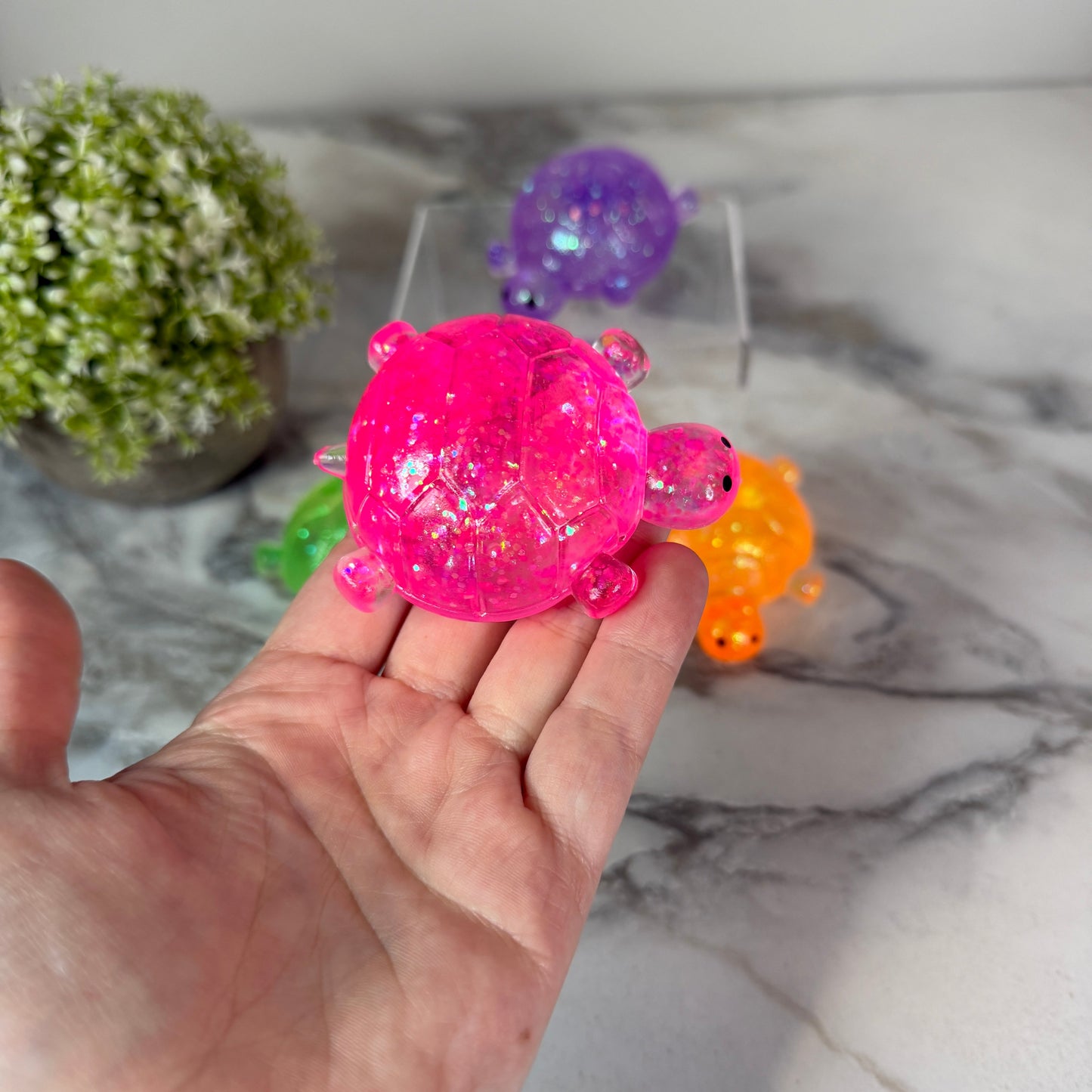 Squishy Toy - Glitter Turtle